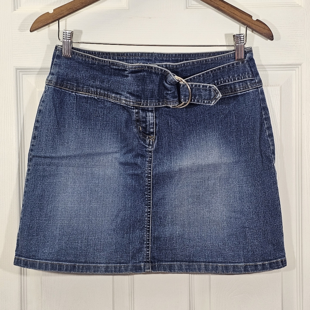 No Boundaries Stretch Jean Skirt Size Juniors 9